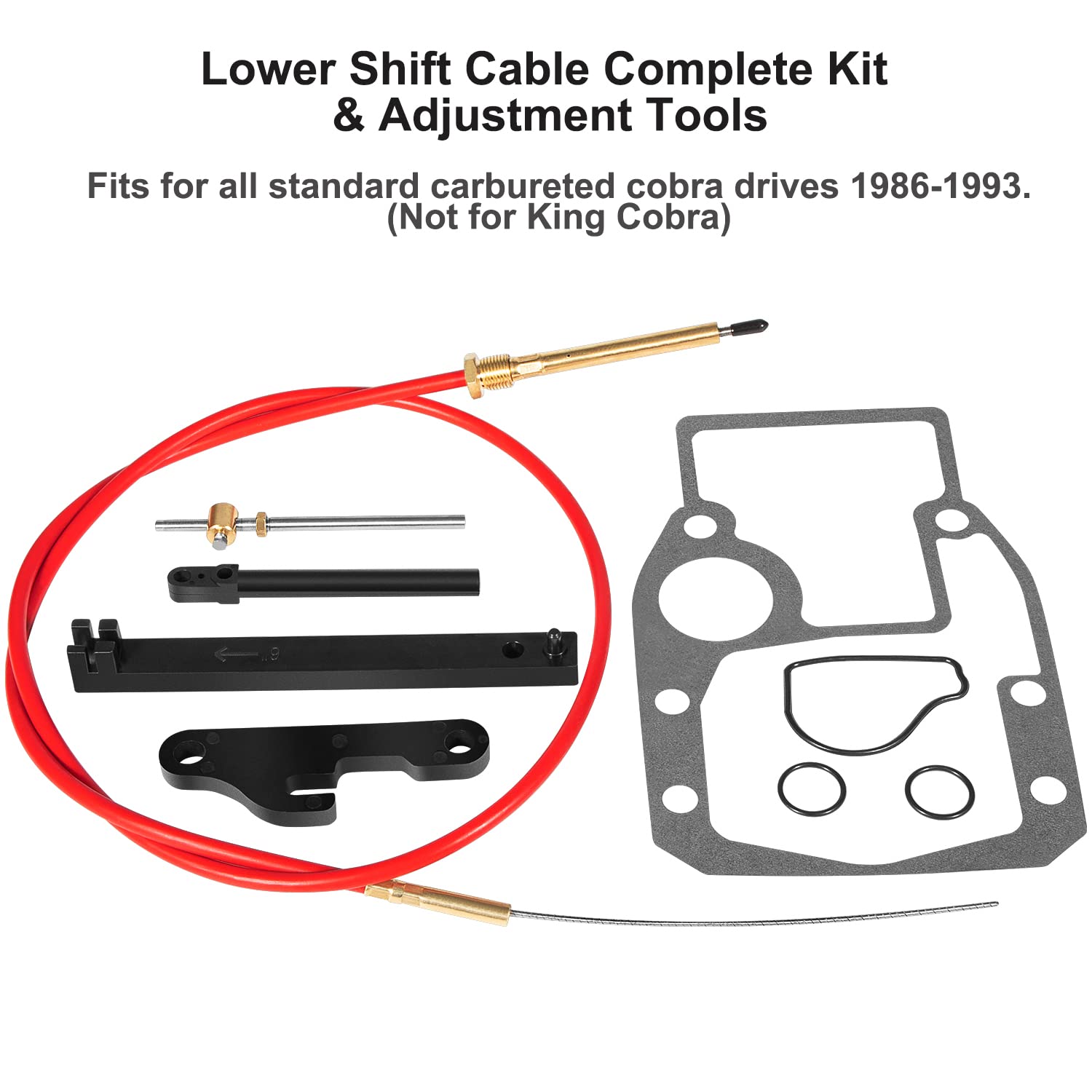たらら Amazon.com: Lower Shift Cable Kit Replacement for OMC Cobra